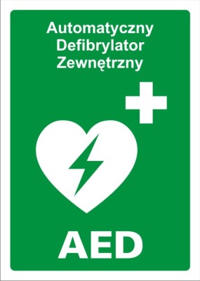 Przenośny defibrylator zewnętrzny AED