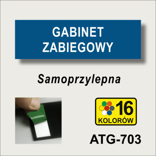 Gabinet zabiegowy - tabliczka informacyjna na drzwi.gif