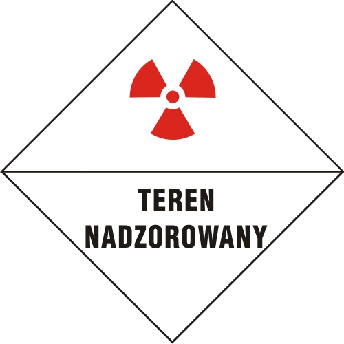 Znak AL006 - Teren nadzorowany