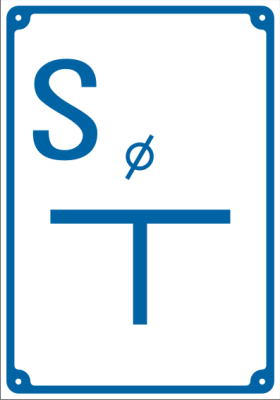 Tablica orientacyjna dla zasuwy odwadniającej (spust) - BE017