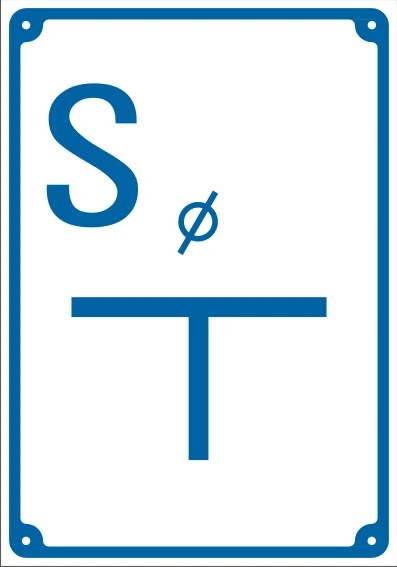 Tablica orientacyjna dla zasuwy odwadniającej (spust) - BE017