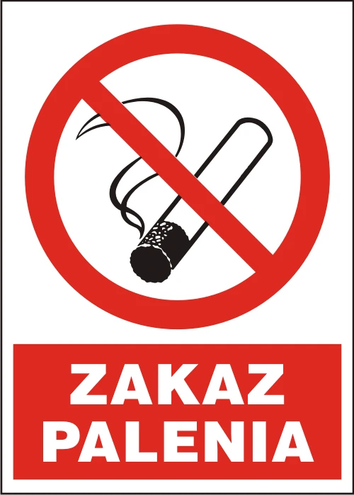 Tablica BA004 - "Zakaz palenia tytoniu"