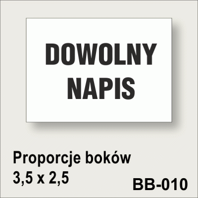 BB-010 Tablica z dowolnym napisem biała z czarnymi napisami.gif