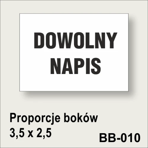 BB-010 Tablica z dowolnym napisem biała z czarnymi napisami.gif