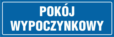 Tabliczka informacyjna AT604 - Pokój wypoczynkowy