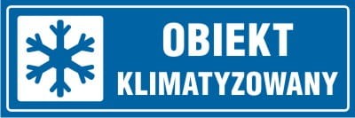 Tablica AW024 - "Obiekt klimatyzowany"