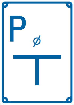 Tablica orientacyjna punktu pomiarowego