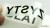 Blat czysty / blat brudny wycięty napis