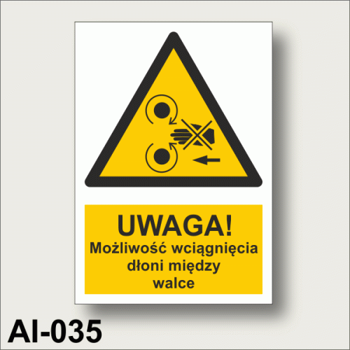 Możliwość-wciągnięcia-między-walce-znak-ostrzegawczy-BHP z napisem.gif
