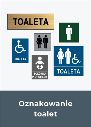 Piktogramy do oznakowania toalet i WC